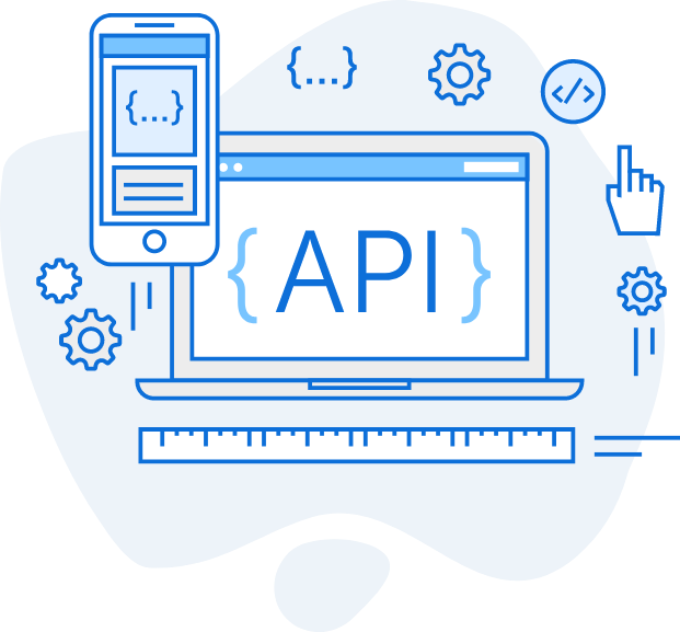 An image illustration of API